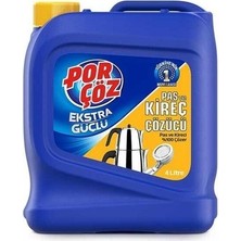 Porçöz Ekstra Güçlü Pas ve Kireç Çözücü 4 lt Etkili Temizlik Özelliği ile