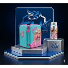 Barbie Büyük Kalem Çantası 16X23 , Barbie Alüminyum Matara Premium Set