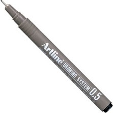 Artline Drawing System 0.5 mm Siyah Teknik Çizim Kalemi Metal Muhafazalı İnce Yazım Özelliği