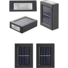 Epilons Solar Güneş Enerjili Çift Taraflı Duvar Lambası Çift Taraflı Duvar Lamba Güneş Enerjili