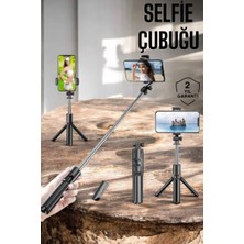 Epilons Kumandalı Tripod Telefon Tutucu Selfie Çubuğu 360 Derece Dönebilen