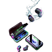 Epilons Extra Bass Kablosuz Kulaklık Işıklı Bluetooth Kulaklık Powerbank Özellikli