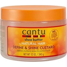 Cantu 340 gr Durulanmayan Saç Şekillendirici Kıvırcık Saçlar İçin Parlaklık Verici Krem