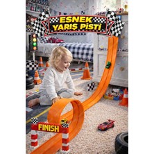 M&H Esnek Yarış Pisti 4.5 Metre Oyuncak Araba Yolu - Yarış Pisti - Flex Track