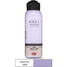 Artdeco Akrilik Boya 140ml Pastel Mor 3808 Su Bazlı Toksik Olmayan Özellikte