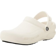 Crocs Bıstro 100-WHITE Kadın Terlik Silikon/Plastik Malzeme ile Konforlu Kullanım için Tasarlandı