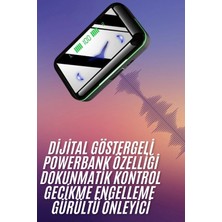 Uravas Store Mey Ithalat® Extra Bass Kablosuz Kulaklık Işıklı Bluetooth Kulaklık Powerbank Özellikli