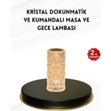 Epilons Kristal Tasarımlı Rgb Led Gece Lambası – Kumandalı, Renk Değiştiren Dekoratif Işık