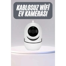 Epilons 360° Full Hd Akıllı Kamera Hareket Sensörlü Wifi Kamera Çocuk Güvenlik Kamerası