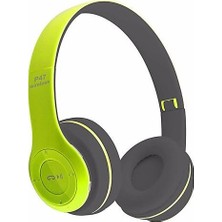 P47 Yeşil Renk Wireless Kulaklık