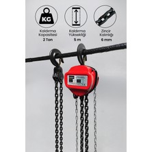 GAP Tools Zincirli Caraskallar 2ton 5metre I GPC-2T5M