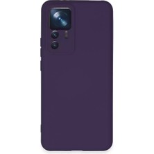 MarkEntegra Newface Xiaomi Mi 12T Pro Kılıf Nano Içi Kadife Silikon - Mor