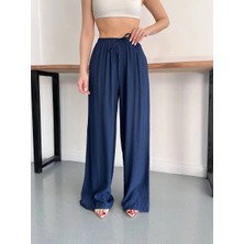 Vess Moda Beli Lastikli Geniş Paçalı Palazzo Pantolon