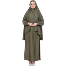 Modish Group Iki Parça Namaz Elbisesi – Uzun Pamuklu Tesettür Giyim Abaya & Başörtüsü Set