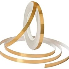 Calperia Gold Renk Fayans Arası Yapışkanlı Folyo - 1 cm x 50 Metre