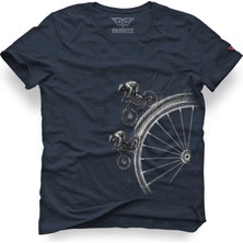 Tarrzzcom Unisex Tasarım Tshirt Extreme Bisikletçi