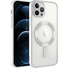 MarkEntegra Newface Iphone 13 Pro Kılıf Kross Magneticsafe Kapak - Gümüş