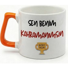 Desene Bak Anneye Özel Tasarım Kupa Bardak - Anneler Günü Konsept Baskılı Hediye Kupa