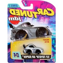 Calperia Mgae Cartuned Jdm Seri 2 2022 Toyota gr Supra, Gri, Metal Gövde, Biriktirilebilir Oyuncak Araba