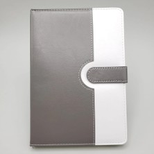 Die Grup Buğz Tarihsiz Ajanda Defter Beyaz Gri Renk