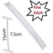Jokey Ambalaj Şeffaf Fine 75MILIMETRE / 7,50CM Etiketleme Kılçığı (1000 Adet)