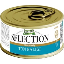 Jungle Selection Konserve 70 gr Kedi Maması Ton & Balıklı *3'lü