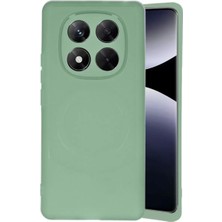 MarkEntegra Newface Xiaomi Redmi Note 14 Pro 4g Kılıf Maya Karbon Kapak - Su Yeşili