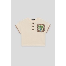 GB Baby Bg Store Erkek Bebek Ekru Tshirt