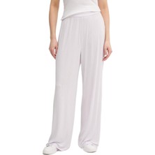 Calvin Klein Kadın Beyaz Geniş Paça Pijama Altı LV00QS7615