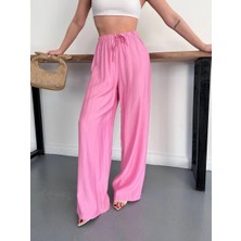Vess Moda Beli Lastikli Geniş Paçalı Palazzo Pantolon
