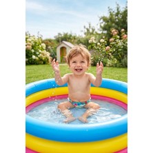 Birlik Oyuncak Marevia 3 Halka 3 Renk Çocuk Havuzu Küçük Boy 76X25CM-10086-1