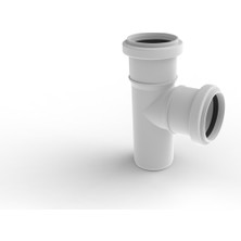 Ege Yıldız 40 mm Te Çatal 87,5 Derece Atıksu Pissu Çatalı