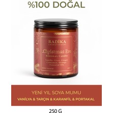 Radika Aromatherapy Christmas Eve Mum | Yılbaşı Mumu | Doğal Mum | Yeniyıl Hediyesi
