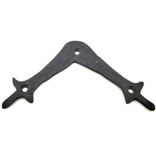 Zenvia Antika Tarz Dekoratif Pirinç Zambak Gönye - Üst, 107X107 Mm, Oksit ZNV-EVVN3263