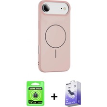 Pileli Store Pilelistore™ iPhone 17 Air Kılıf Yankı Form Serisi - Siyah Bilvis 5in1 5d Magic Hayalet Cam Ekran Koruyucu + Raze Metal Kamera Lens - Mı