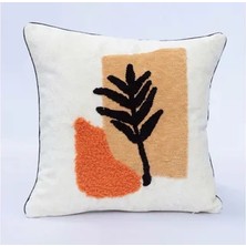Rolivs Sessiz Yaprak Dekoratif Kırlent  47X47 cm Fermuarlı Yıkanabilir (NK1590)