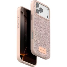 MarkEntegra Onegif Apple Iphone 17 Pro Bright Simli Kapak - Pembe
