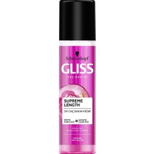 Gliss Sıvı Saç Bakım Kremi 200 ml Supreme Length Biotin Kompleksi ile Yıpranmış Uzun Saçlar İçin