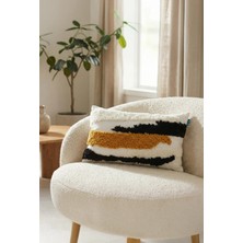 Rolivs Doğal Akış Dekoratif Kırlent Kılıfı 30X50 cm Fermuarlı Yıkanabilir (NK2674)