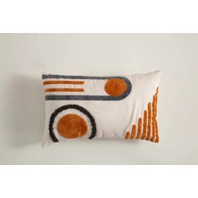 Rolivs Toprak Izi Dekoratif Kırlent  30X50 cm Fermuarlı Yıkanabilir (NK1525)