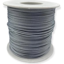 Hedef Bijuteri Açık Gri Paraşüt İpi 10 Metre Plastik Malzeme ile Takı ve Aksesuar Yapımı İçin