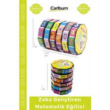 Carlburn Özel Üretim Renkli Plastik Sayı Işlem Öğretici Oyuncak Okul Öncesi Zeka Geliştiren Matematik Eğitici