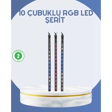 Nemere İthalat Dış Mekan LED Kayan Yıldız Işığı 10 Çubuk Aydınlatma Nemere Ithalat