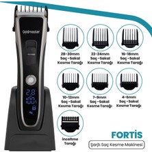 Goldmaster Fortis GM-8112 Şarjlı Saç Kesme Makinesi 60 dk Kullanım Süresi ile Hassas Tıraş Başlığı