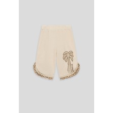 GB Baby Bg Store Kız Bebek Ekru Pantolon