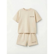 Kız Erkek Çocuk Basic Oversize Şortlu 2 Li Takım