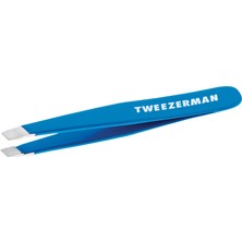 Tweezerman Mini Slant Tweezer Bahama Blue - Bahama Mavisi Cımbız