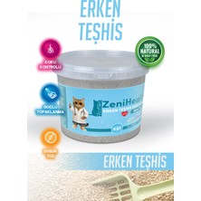 ZeniCat ZeniHealth Erken Teşhis Bentonit Kedi Kumu 5 Lt – pH Seviyesine Göre Renk Değiştiren