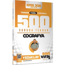 Yediiklim Yayınları 2026 Kpss Ags Son Viraj Serisi Coğrafya Tamamı Yazılı Çözümlü 500 Soruda Genel Tekrar Kampı