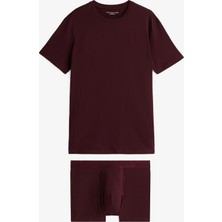 Tommy Hilfiger Erkek Mor Boxer